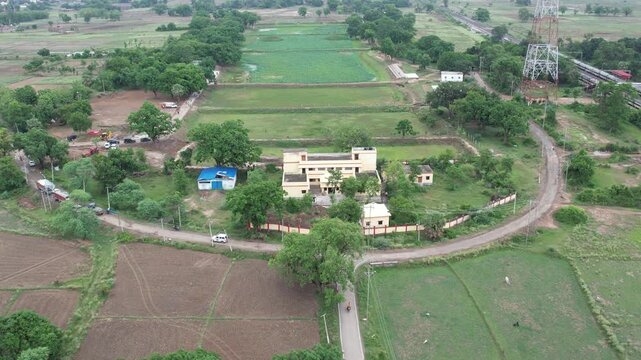 Green Agricultural fields of Patna, Bihar, India