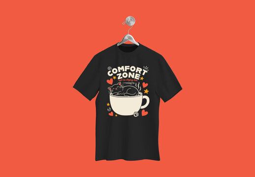 Comfort Zone T Shirt Design