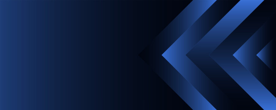 blue glowing arrow light background. Future digital growth technology