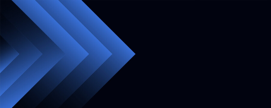 blue glowing arrow light background. Future digital growth technology