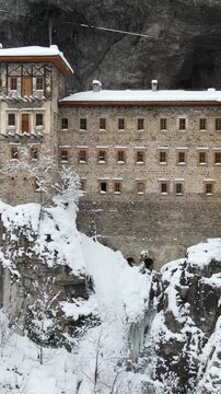 Winter Is Sumela Monastery