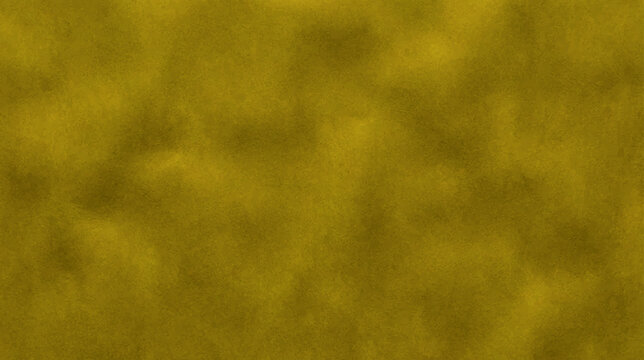 Golden watercolor texture with mottled cloud-like formations