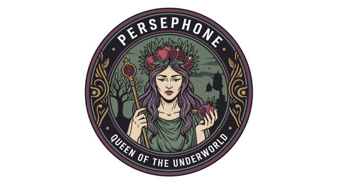 Persephone Queen of the Underworld Goddess.