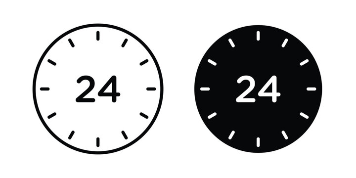Time twenty four icon