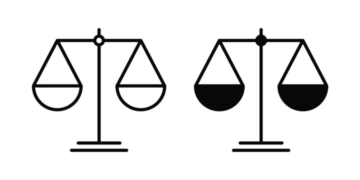 Balance scale icon