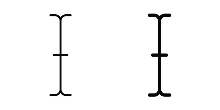 Cursor text icon