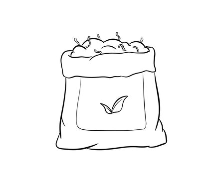 fertilizer digital drawing illustration isolated