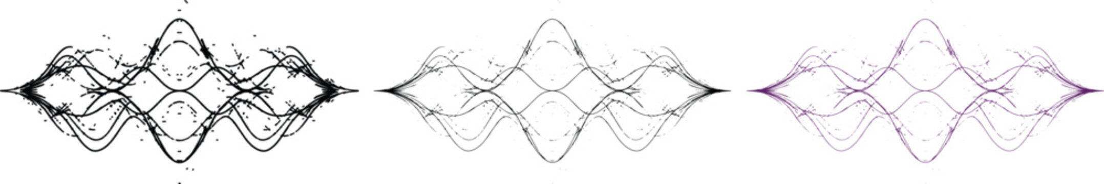 Abstract sound wave vector, modern digital audio visualization, dynamic frequency spectrum, musical waveform graphic, technology and communication concept