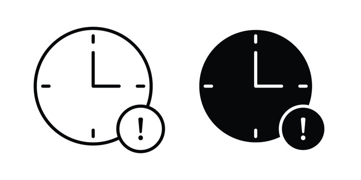 Alarm exclamation icon