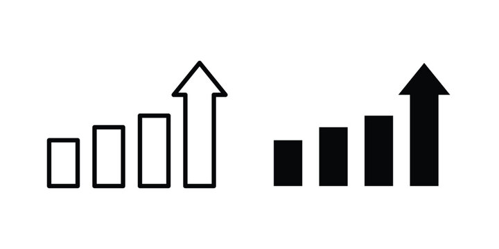 Chat arrow grow icon