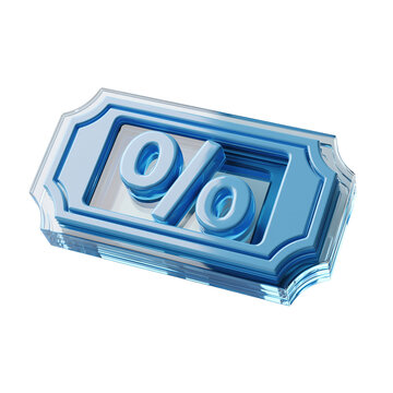 Blue 0 1D digital binary on transparent background