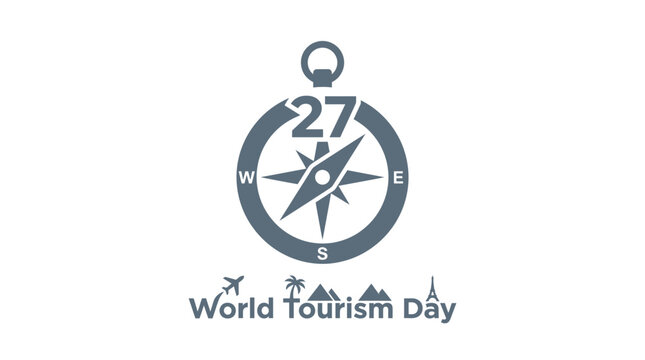 Compass logo for World Tourism Day September 27