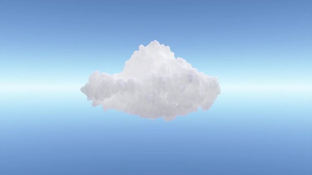 VFX Volume Cloud Natural Motion | Alpha Channel | Eye Level | Variation5