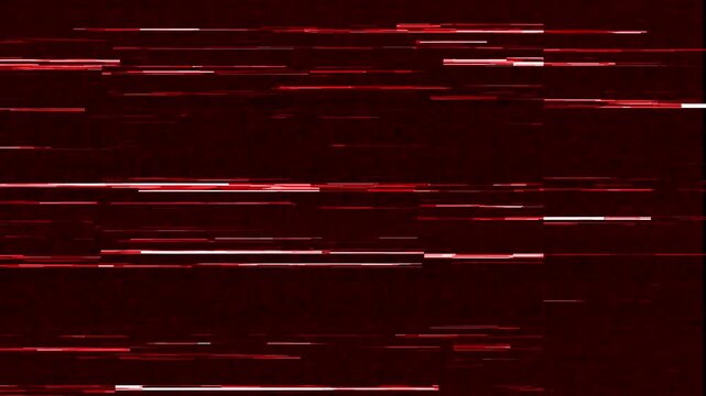 Distortion fx digital video signal horizontal noise lines texture static glitch electronic screen distortion. Suitable for video editing projects and digital technology designs.