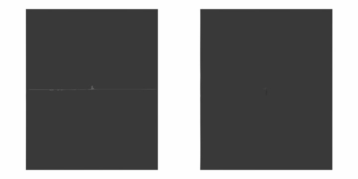 Horizontal line with small notch dark background silhouette