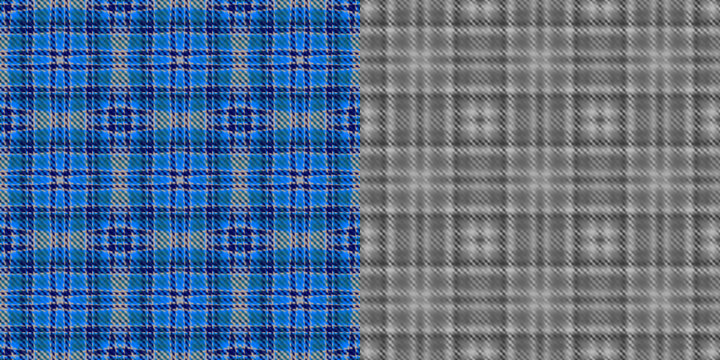 Orange Cloth Texture and Roughness Map Comparison View