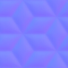 Obraz premium Geometric Cube Rhombus Normal Map Texture