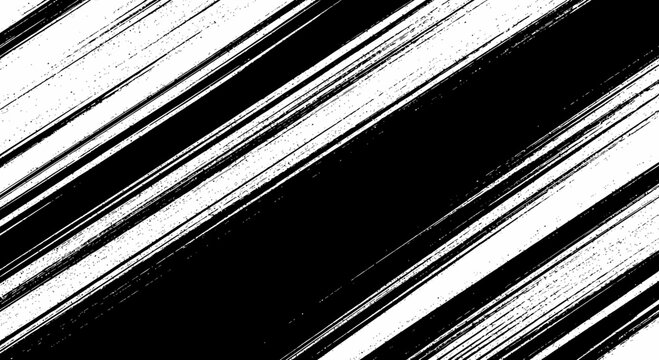 Abstract black and white diagonal lines graphic design elements