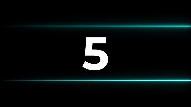 Numerals 2 11 19 28 36 45 Ascending Across Dark Background with Neon Lines