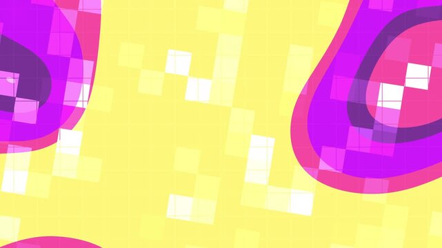 Abstract purple pink yellow gradient design with geometric shapes. Ideal for web graphics and modern branding.