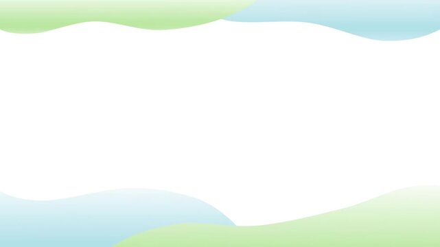Minimalist Pastel Wave Abstract Animated Background