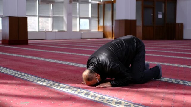 Older  Man Prostrating
