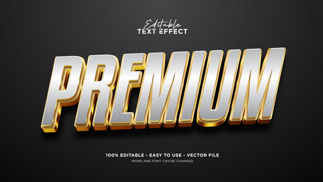 Editable premium text effect, expensive text effect