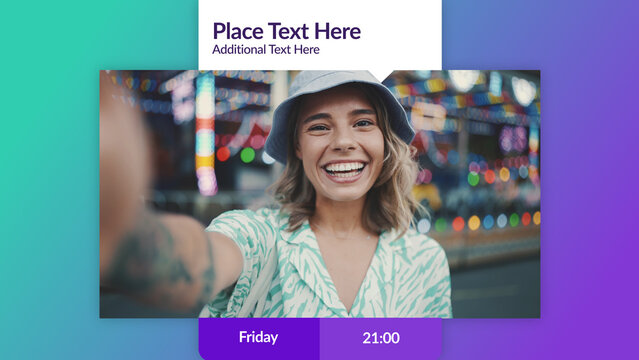 Broadcast Cards Package Date Promo 2 &ndash; Animated Info Cards, Titles, Lower Thirds, Logo, Transitions and Promo Elements for TV, Social Media and Digital Presentation