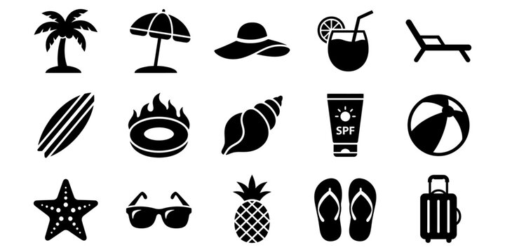Summer Vacation Icons Collection 2.