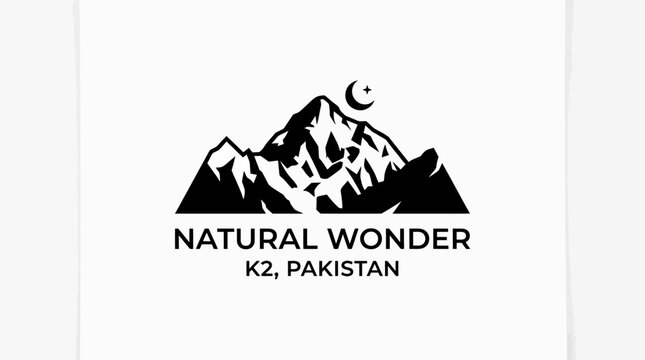 mountain landscape vector illustration