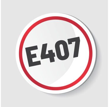 E407 - Carragh&eacute;nane - Agent de texture canc&eacute;rog&egrave;ne