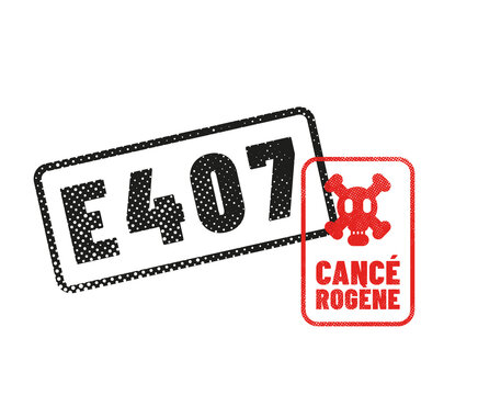E407 - Carragh&eacute;nane - Agent de texture canc&eacute;rog&egrave;ne