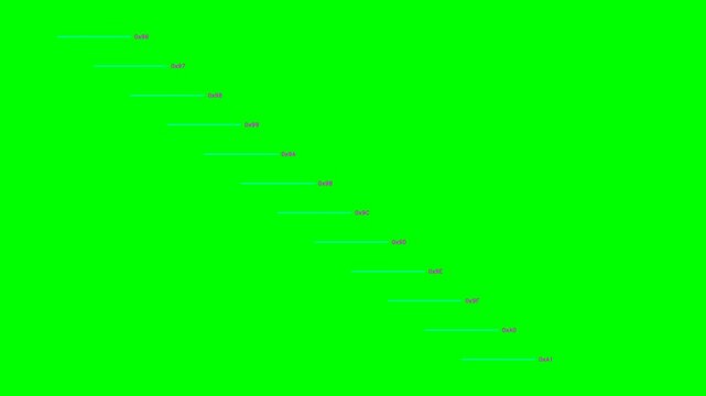 A diagonal line of small green sprouts emerges from a vibrant green background, symbolizing growth and new beginnings.