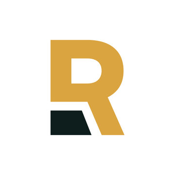 Premium Geometric Letter R Monogram Logo Template