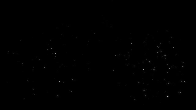 Magic 2D doodle flat vector blinking shining light twinkling effect, Sparkling star twinkle glitter, fairy dust wand glitter star trail transition, magic line dust effect on a black screen background