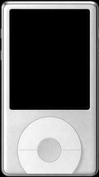 iPod Classic Animated Frame Overlay - Vertical 4K Seamless Loop for Video