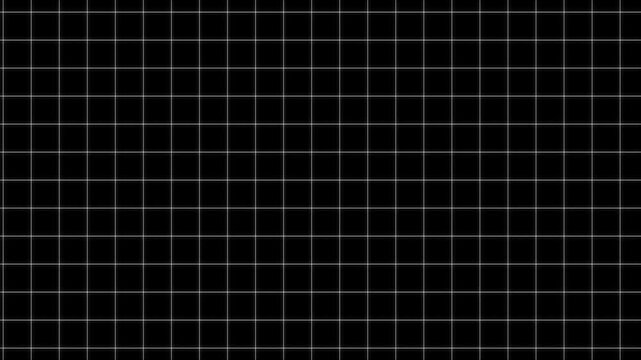 Black background with animated thin white wireframe grid line fit for alpha channel or overlay layer. Loop abstract motion background for technology,