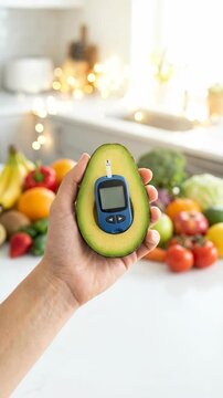 Diabetic health balance: blood sugar, glucose control, insulin resistance, metabolic disorder, life equilibrium, wellness journey, dietary choice, nutrition guide.