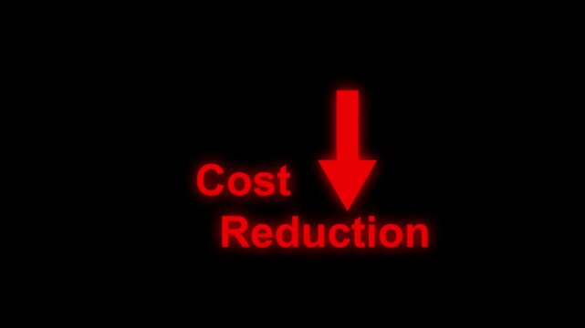 Quality control and company cost reduction. Successful organization strategy and management. cost reduction and improving quality. Money loss icon