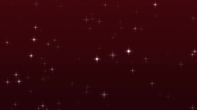 キラキラ輝く暗い赤色の背景アニメーション