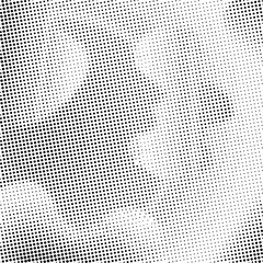Fototapeta premium Halftone Dot Abstract Perspective Wave Background Abstract Shape