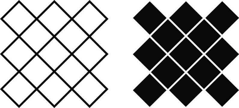 Paving Icon Set Featuring Road Construction, Brick Pavement, and Surface Installation Symbols