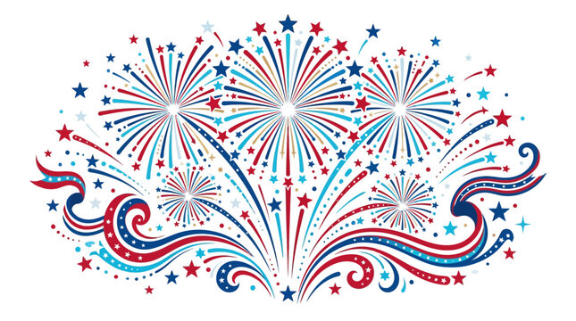 Fireworks Celebration Patriotic Display.
