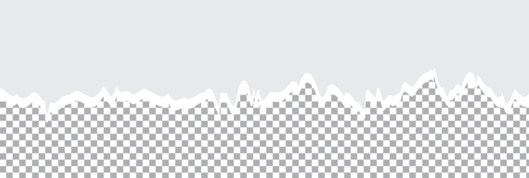 Detailed ripped paper vector torn paper with ripped edges. Isolated torn paper pieces set with soft shadow effect