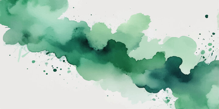 Abstract watercolor grunge background with splashes, Europe map inspired ink illustration, blue water texture, colorful paint blobs, cloud sky elements, paper texture pattern design