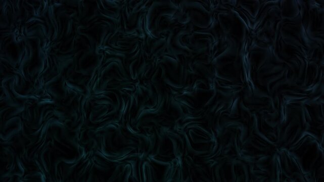 Dark fluid marble texture abstract swirling waves seamless organic motion background, 4k animation video