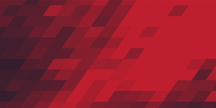 Abstract dark red geometric background with triangle pattern. Modern mosaic gradient design for technology, sports, or corporate identity. Professional textured vector backdrop.