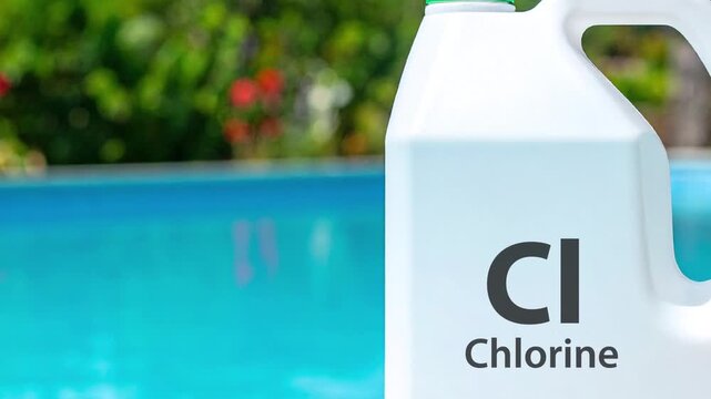 chlorine and pool