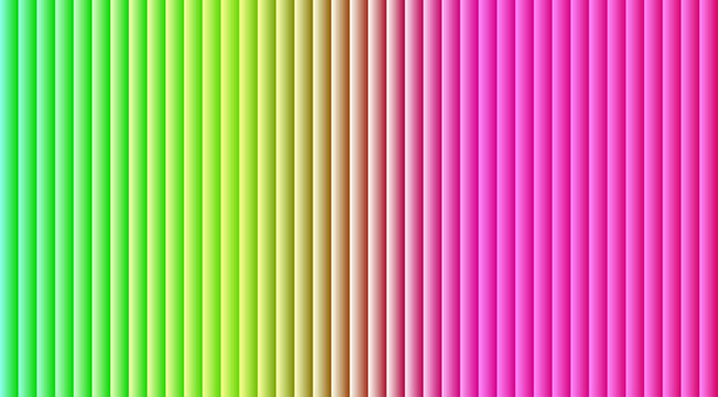 Vertical gradient background, with parallel stripes, transitioning from bright, lime green to, vibrant magenta pink colors