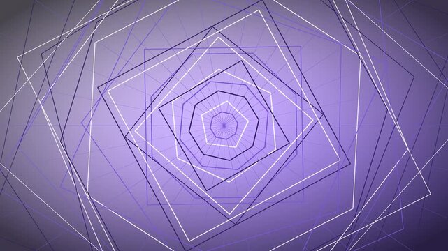Abstract lilac geometric patterns create a calming visual aesthetic